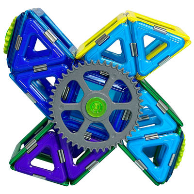 kopen STEM Educatieve kleurrijke Magnetische tegels Gebouw Set Boemerangvormig blok speelgoed online manufacture