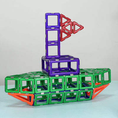 kopen Educatief speelgoed Magnetische tegels Voertuigen Galleonvormige bouwstenen Magnetische blokken online manufacture