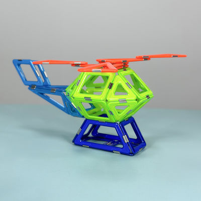 kopen Ingenieursvoertuig Helikopter Stem Magnetische tegels Gebouwsets Kinderen doe het zelf online manufacture