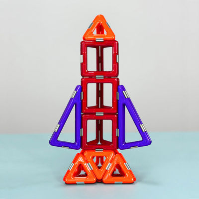 kopen Kleine raket magnetische wetenschap tegels veelkleurige magnetische gebouw set doe-het-zelf assemblage online manufacture