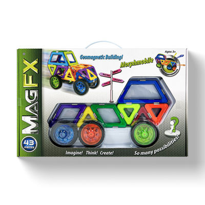 Kinderscadeau Magnetische blokken sets 43 PCS Geometrie Bouw speelgoed Educatieve OEM