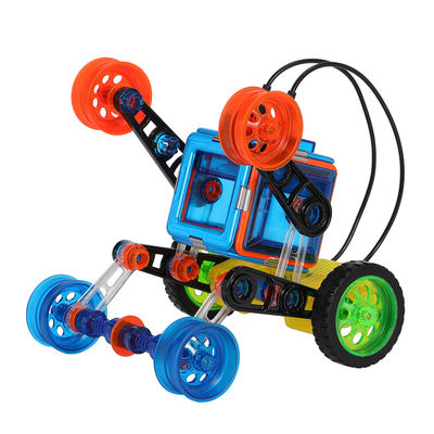 Smooth Plastic DIY Remote Control Magnetische blokken Auto Geassisteerd Voertuig Kinderspeelgoed