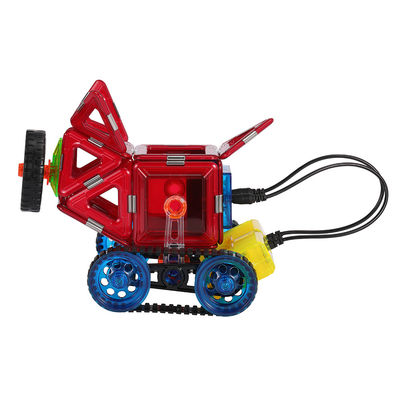 Kinderen 3D Magnetische tegels Afstandsbediening Auto Locomotief Varkenswagen Magnetische blokken