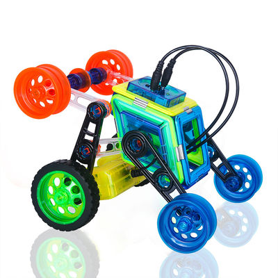 STEM Speelgoed Magnetische bouwstenen Auto, Magnetische tegels Autoset afstandsbediening