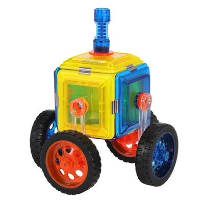 Afstandsbediening Magnetische tegel accessoires Block speelgoed Roterende octopus voor kinderen 3Y+