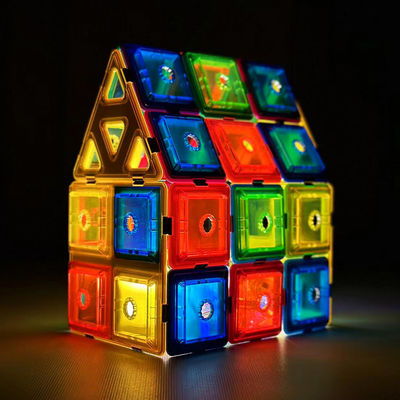 3d Magnetische bouwstenen Huis in de vorm van OEM Kinderen educatief speelgoed Gratis monster