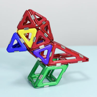 Custom CE bouwstenen Magnetische tegels Papegaaienstructuren STEM Kleurrijk voor kinderen