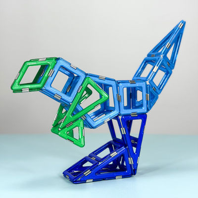 Populaire educatieve Magnetische bakstenen Speelgoed Velociraptor Magnetische blokken 3D-structuur