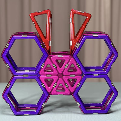 Vlinderstructuur 3D Magnetische speelblokken glad oppervlak Bouwgoed Kinderscadeau