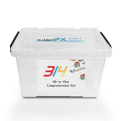 Op maat gemaakte Magnetische onderwijs tegels speelgoed blok assemblage 314pcs Voor de kleuterschool
