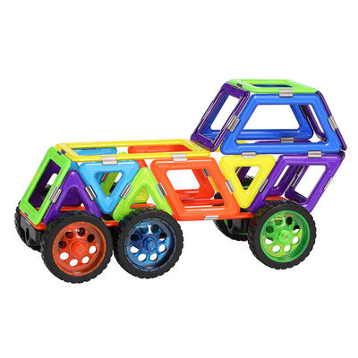 Activiteiten voor peuters Magnetische speelgoedvoertuigen Verlengde Jeep Magnetische blokken Auto