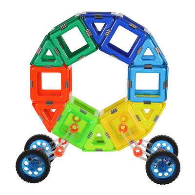 Kinderen Creatief Speel Geschenk Magnetische tegels Voertuigen Circulaire Auto Magnetische blokken Set
