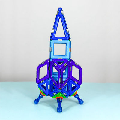Magnetische tegel bouwblok Puzzel speelgoed Voor toekomstige technologie Mecha Kleine raket