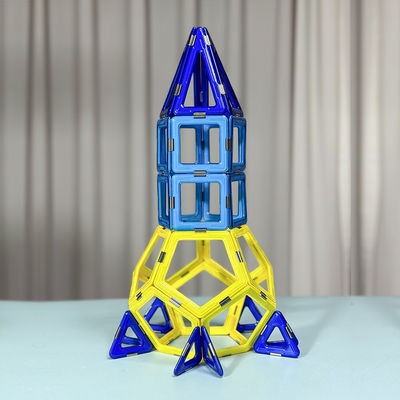 3D Puzzle Magnetische Mecha Ruimte Raket, Magnetische Stem Speelgoed Bouwstenen