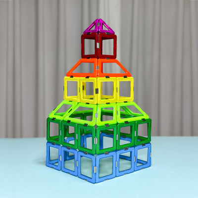 Kinderen cadeau Magnetische bouw speelgoed Regenboog kasteel bouwstenen sets