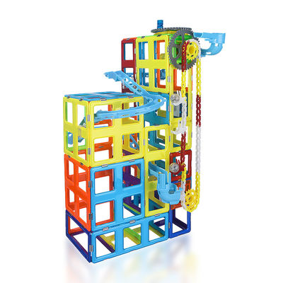 Puzzel Bouwstenen Magnetische tegels Auto Racetrack DIY Verzamelen Kleurrijk